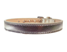 Load image into Gallery viewer, Silver Dog Collar Leather