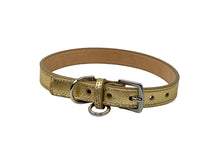 Load image into Gallery viewer, Classic Metallic Leather Dog Collar Product vendor