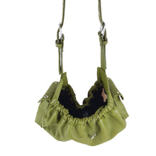 Cargar imagen en el visor de la galería, Avocado leather dog carrier sling
