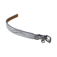 Load image into Gallery viewer, Carmel Double Row Swirl Crystals Wide Dog Collar Product vendor