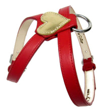 Load image into Gallery viewer, Heart Leather Dog  K Harness - Around The Collar NY