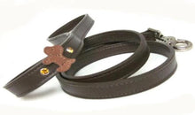 Load image into Gallery viewer, Malka Leather Crystal Dog Leash - Around The Collar NY