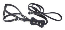 Load image into Gallery viewer, Bone All-In-One Harness with Bone Slider and 3 Swarovski Crystals - Around The Collar NY