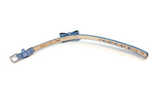 Load image into Gallery viewer, Bow Dog Leather Collar with Small Clear Crystals on Bow Product vendor