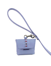 Load image into Gallery viewer, Brie Leather Poop Bag Holder with Single Row Swarovski Crystals - Around The Collar NY