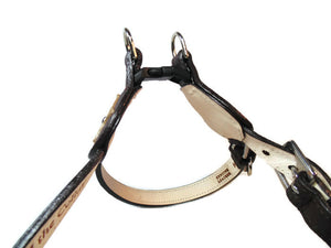 Breck Leather Star Step-In Harness with Swarovski Crystal - Around The Collar NY