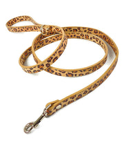 Load image into Gallery viewer, Classic Leopard Leather Leash