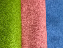 Cargar imagen en el visor de la galería, Mint, Pink Tulip, Cornflower Blue leather for leather dog adn cat accessories. Dog collar, leashes, harnesses etc by Around the Collar