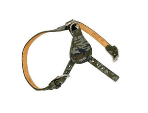Classic Leather Camouflage Step-in Harness - Around The Collar NY