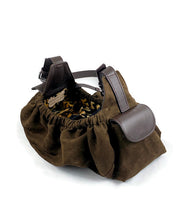 Cargar imagen en el visor de la galería, Classic Ultra Suede and Leather Dog Sling Carrier Product vendor