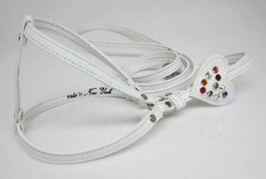 Heart All-In-One Harness with Multi Color Crystals