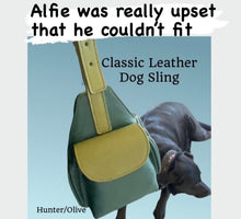 Cargar imagen en el visor de la galería, Classic leather dog sling