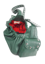 Load image into Gallery viewer, Jaxon Leather Holiday Dog Sling Carrier Product vendor