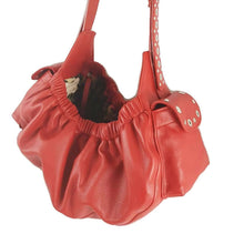 Load image into Gallery viewer, Jaxon Leather Holiday Dog Sling Carrier Product vendor