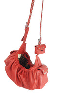 Load image into Gallery viewer, Jaxon Leather Holiday Dog Sling Carrier Product vendor