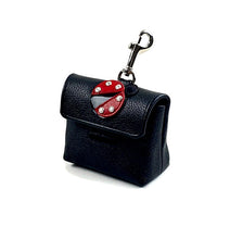 Load image into Gallery viewer, Eudora Ladybug Leather Poop Bag Holder - Around The Collar NY