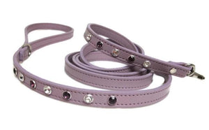 Brie 2 Tone Leather Leash - Around The Collar NY