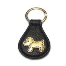 Cargar imagen en el visor de la galería, Malka Leather Dog Key FOB - Around The Collar NY