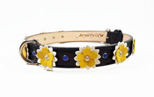 Load image into Gallery viewer, Penelope Flower Collar with Swarovski Crystals on Flower &amp; Collar - Around The Collar NY