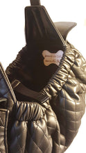 Cargar imagen en el visor de la galería, Classic Quilted Black Sling with Leather Straps and Pocket Flaps Product vendor