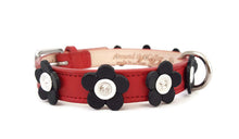 Load image into Gallery viewer, Riley Leather Flower Dog Collar Product vendor