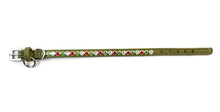 Load image into Gallery viewer, Shanti Christmas Dog Leather Collar Product vendor