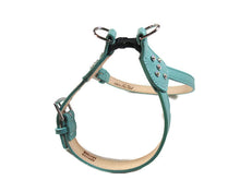 Load image into Gallery viewer, Brie Leather Step In Harness with Swarovski Crystals on Side Tabs - Around The Collar NY