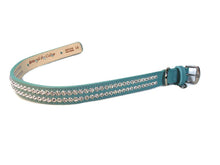 Load image into Gallery viewer, Ava Double Row Close Crystal Leather Dog Collar - Around The Collar NY