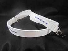 Load image into Gallery viewer, Shanti Leather 2 Tone Crystal Leash - Around The Collar NY