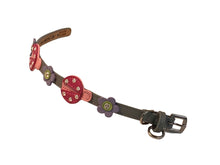 Load image into Gallery viewer, Eudora Ladybug Leather Dog Collar