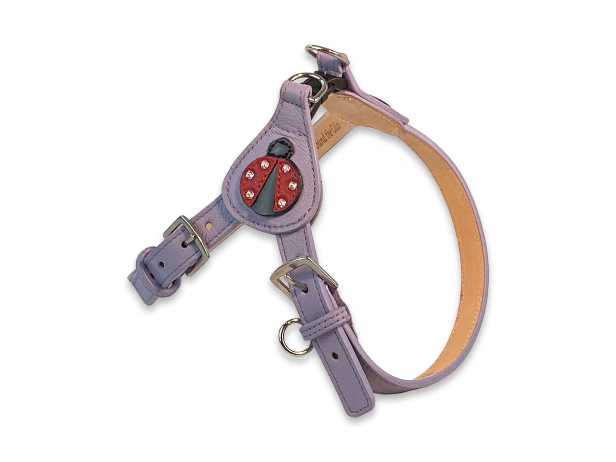 Ladybug Step-in Leather Dog Harness