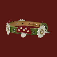 Load image into Gallery viewer, Luna Dog Collar with Mushrooms &amp; Flowers Product vendor