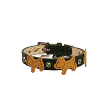 Load image into Gallery viewer, Malka Crystal Leather Dog Collar Product vendor