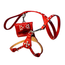 Load image into Gallery viewer, Brie Leather Step In Harness with Crystals on Side Tabs