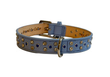 Cargar imagen en el visor de la galería, Stella Crystal Cluster Leather Dog ollar