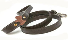 Cargar imagen en el visor de la galería, Malka Leather Crystal Dog Leash - Around The Collar NY