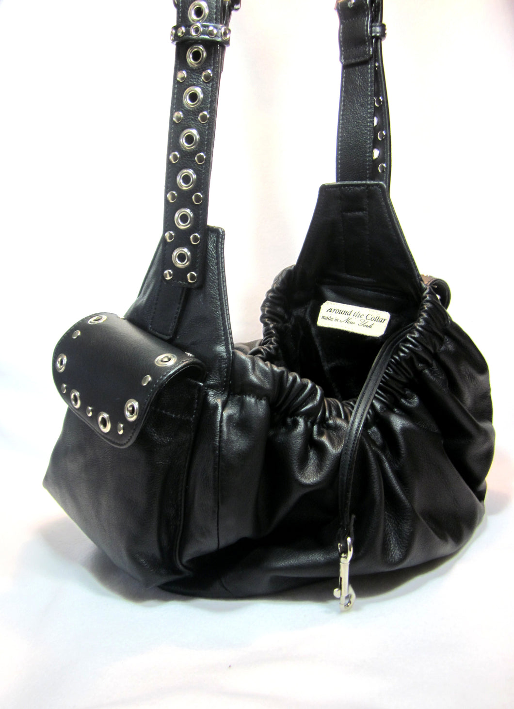 Jaxon Leather Sling Carrier - Around The Collar NY