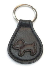 Load image into Gallery viewer, Malka Leather Dog Key FOB - Around The Collar NY