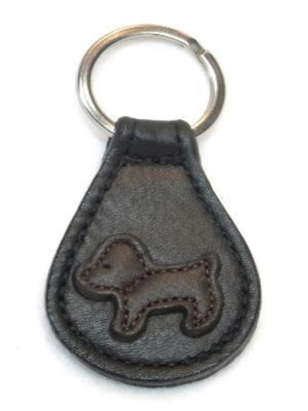 Malka Leather Dog Key FOB - Around The Collar NY