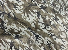 Load image into Gallery viewer, Gray Camouflage printed leather