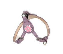 Load image into Gallery viewer, Penelope Flower Leather  Dog Step-In Harness with Austrian Crystal on Flower Product vendor