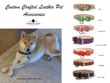 Load image into Gallery viewer, Leather Colors for dog collars