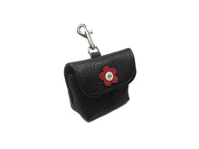 Load image into Gallery viewer, Riley Leather Flower Poop Bag Holder - Around The Collar NY