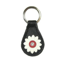 Load image into Gallery viewer, Maci Leather Flower Key FOB - Around The Collar NY