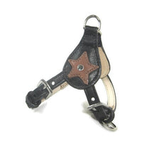 Cargar imagen en el visor de la galería, Breck Leather Star Step-In Harness with Swarovski Crystal - Around The Collar NY