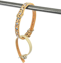 Load image into Gallery viewer, Classic Leopard Leather Step-In Dog Harness Product vendor