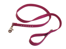 Load image into Gallery viewer, Brie Leather Leash with Single Row Swarovski Crystals - Around The Collar NY