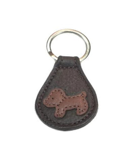 Malka Leather Dog Key FOB - Around The Collar NY