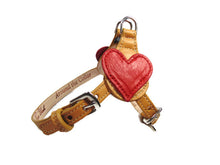 Load image into Gallery viewer, Heart Leather Step-In Harness - Around The Collar NY