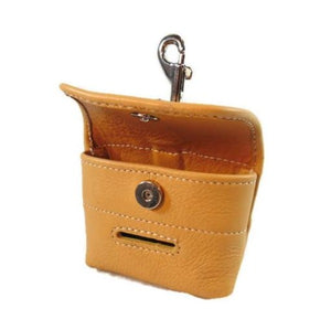 Classic Leather Poop Bag Holder - Around The Collar NY
